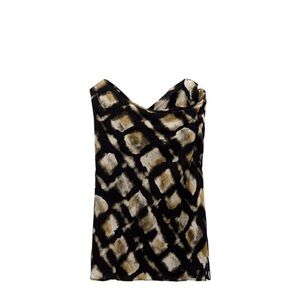 ZARA printed viscose top